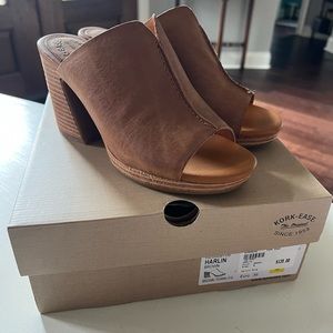 Brand new never worn Kork Ease mules